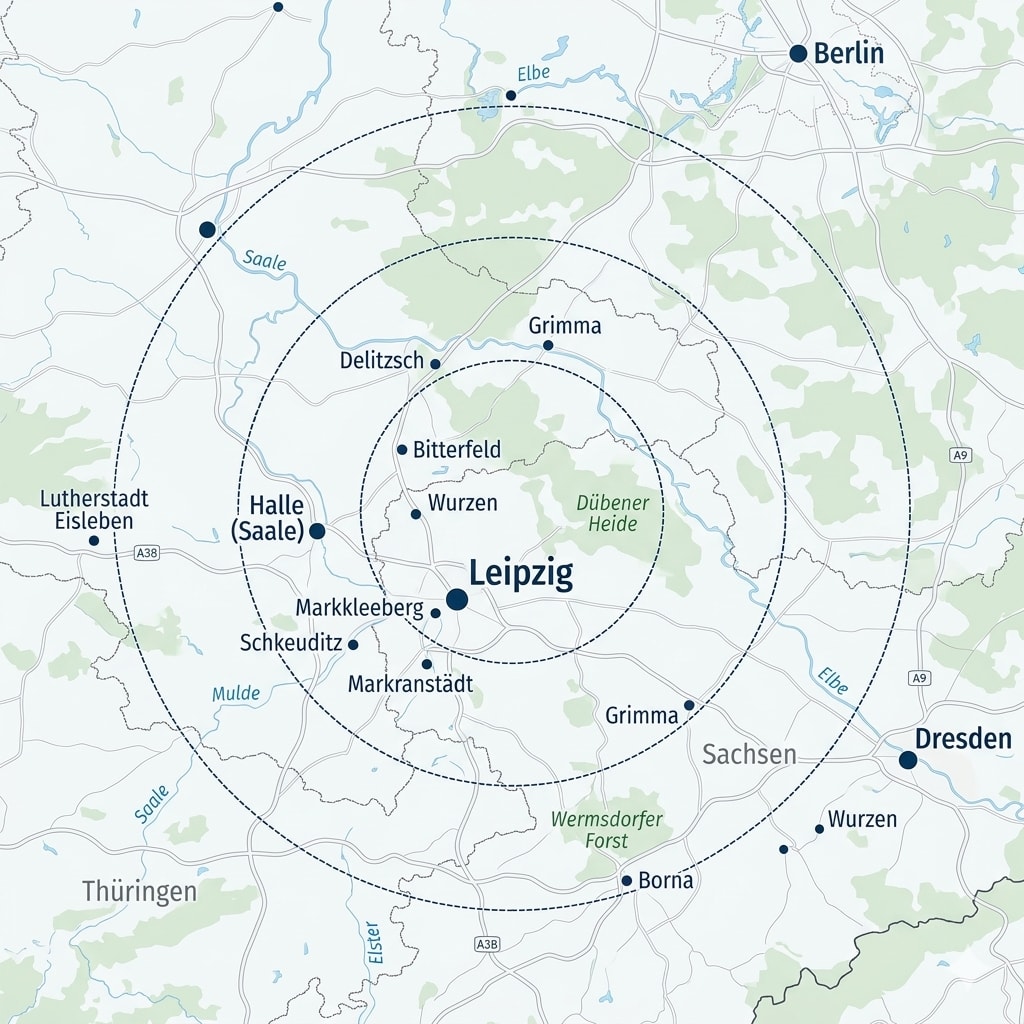 Tätigkeitsgebiet Marcus Walther — Leipzig und Umland