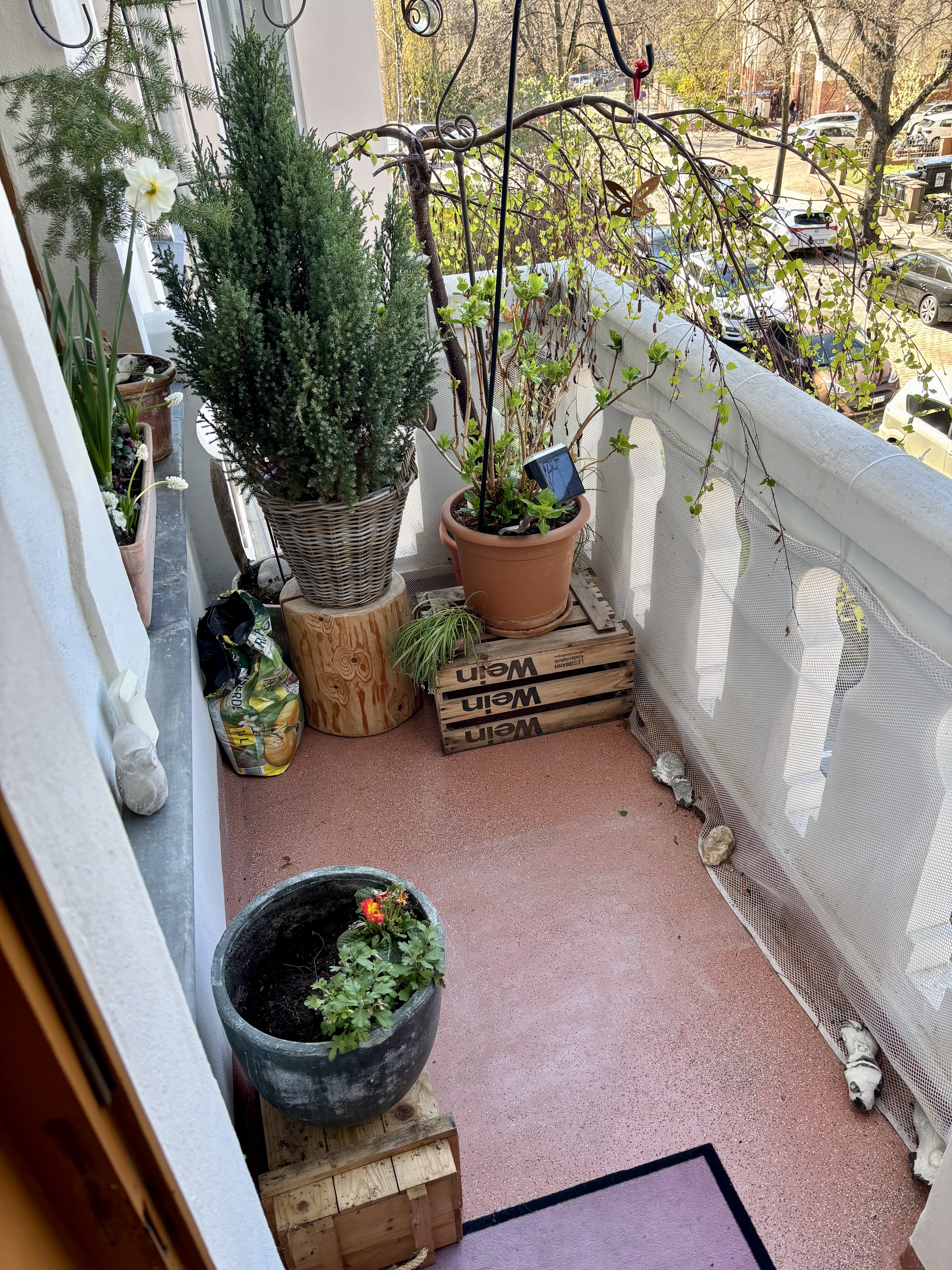 Originalbild der Wohnung, Balkon 1