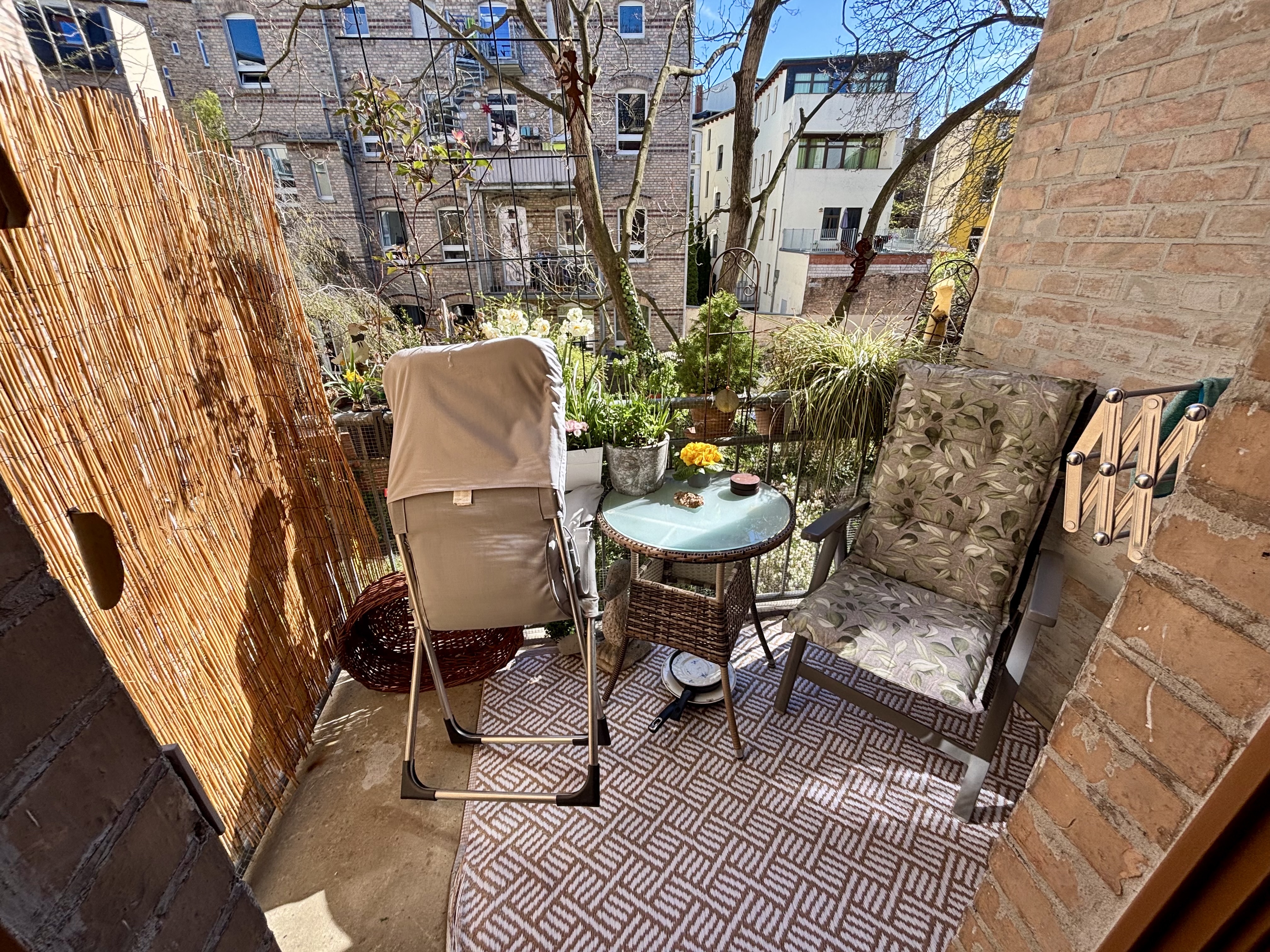 Originalbild der Wohnung, Balkon 2