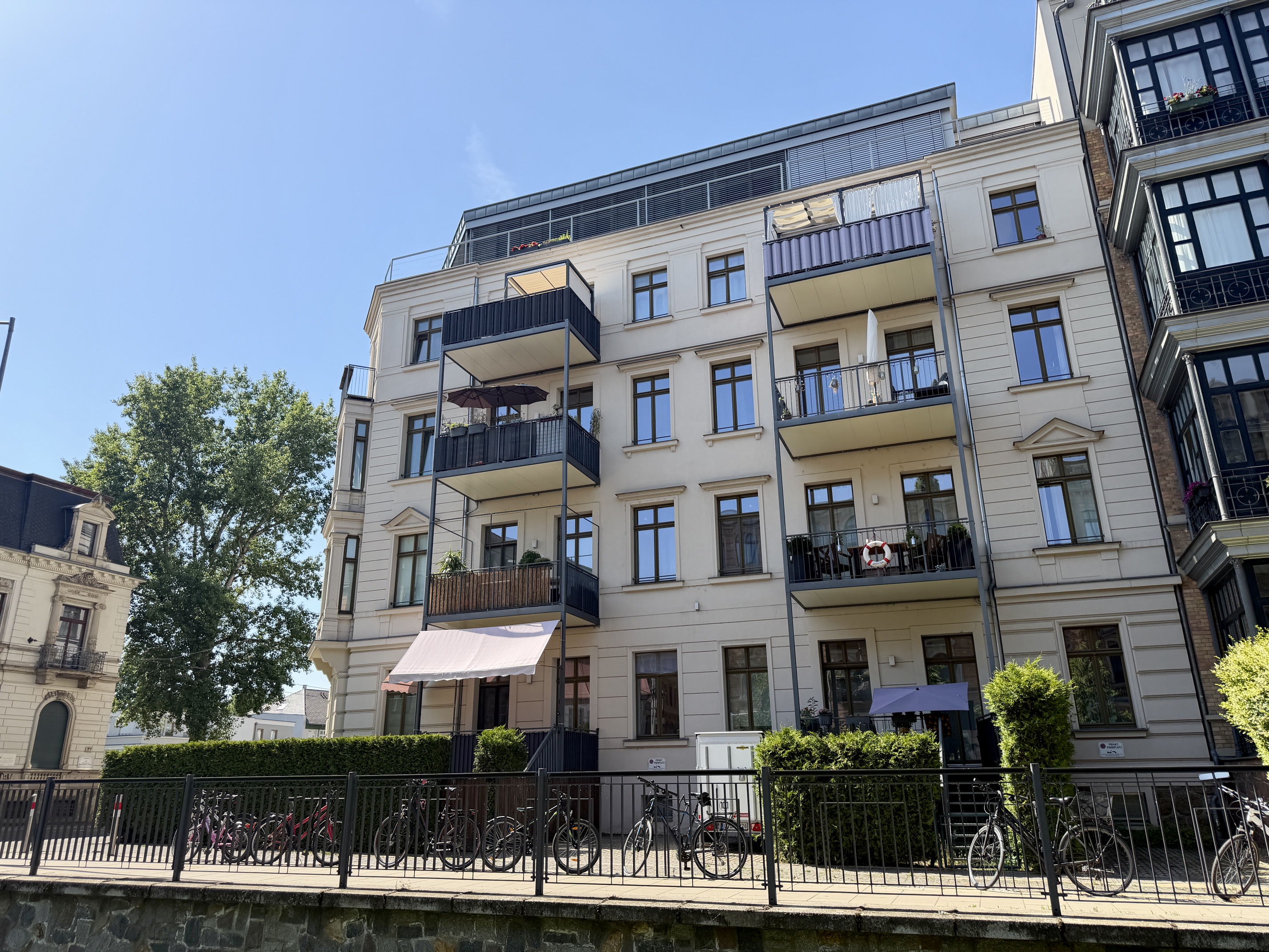 Hausansicht Elstermühlgraben