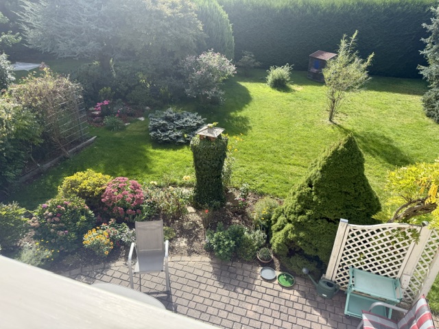 Blick vom Balkon