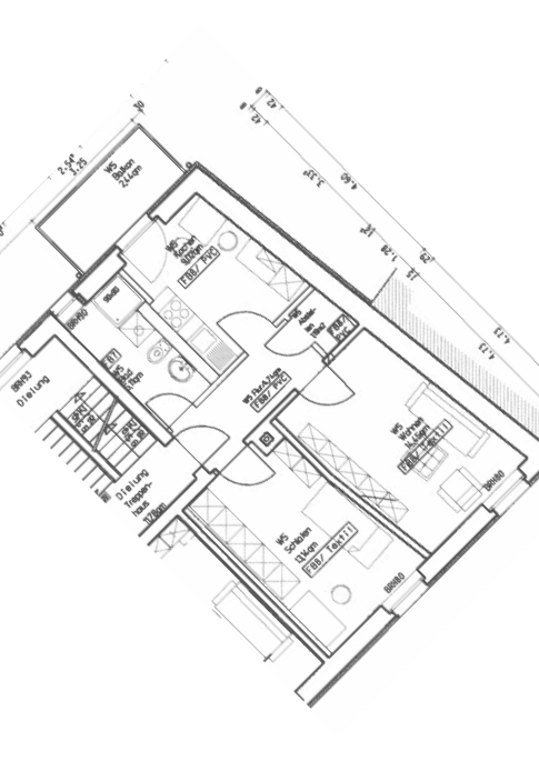 Schöne 2-Raum Whg.in Grimma, neues Laminat, Bad mit Fenster und Balkon! - Foto 2